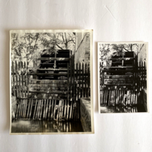 c1970 Original Water Mill Black White Photographs Steven Willhite Set of 2 - £15.94 GBP