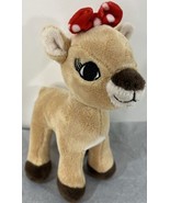 Rudolph the Red Nosed Reindeer Clarice Plush 8 inches Doe Girl Island of... - £6.69 GBP