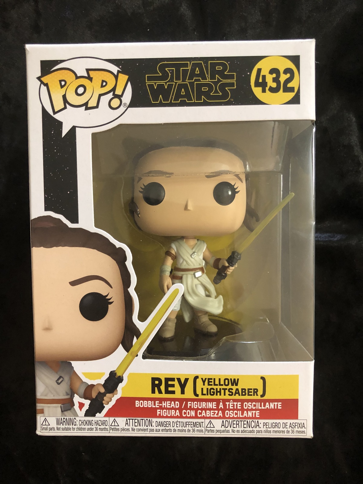 Funko Pop! Star Wars: The Rise of Skywalker - Rey with Yellow Lightsaber... - $9.95