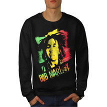 Marley Cannabis Bob Rasta Jumper Reggae Fun Men Sweatshirt - £14.87 GBP