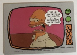 The Simpson’s Trading Card 1990 #20 Homer Simpson - £1.56 GBP