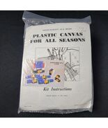 SEALED Needlecraft Ala Mode THANKSGIVING 4x Napkin Rings Set Plastic Can... - €7,61 EUR