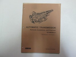Fiat Trasmissione Automatica Rimozione Installazione &amp; Overhaul Tech Info - £11.77 GBP