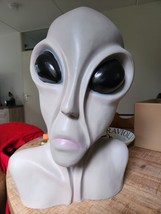 Extremely Rare! Alien Roswell Area 51 Lifesize Alien Bust Figurine Statue - £507.01 GBP