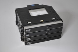 (LOT OF 4) Dell DS-8D9SH DVD-ROM Optical Drives DP/N: 0R7J8C R7J8C w/Caddy - £26.35 GBP