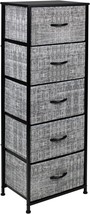 Sorbus Dresser Storage Tower, Organizer For Closet, Tall Dresser For, 5 Drawers - £62.34 GBP