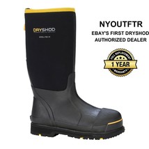 Dryshod Sizes 6-16 Steel Toe Work Boot 15&quot; Hi Muck Boot Style STT-UH-BK ... - £122.42 GBP