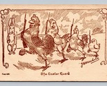 Artist Signed J H Machold Easter Guard Anthropomorphic Animals UDB Postc... - $14.80