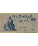 El Banco Central de la Republica Argentina Un Peso Banknote UNC - $74.44 MXN