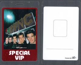 2001 NSYNC OTTO Laminated Special VIP Pass from the PopOdyssey Tour. - £7.61 GBP