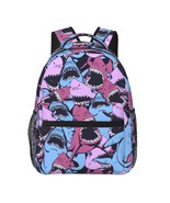 Shark school backpack back pack bookbags  for boys  girls kids small day... - £21.23 GBP