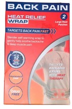 Heat Relief Wrap for Back Pain -  2 Heat Patches - $10.75