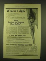 1918 Metropolitan Magazine Ad - What is a spy? - £14.65 GBP