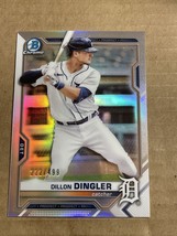 2021 Bowman Dillon Dingler Refractor /499 Tigers - £6.91 GBP