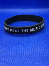 &quot;You Only Hear The Music When Your Heart Begins To Break&quot; Wristband Brac... - £3.86 GBP