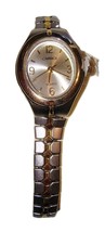 Carriage by Timex Watch Ladies Silver Gold Tone Stretch Band New Battery... - $12.87