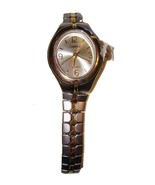 Carriage by Timex Watch Ladies Silver Gold Tone Stretch Band New Battery... - €11,02 EUR