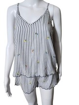 PJ Salvage Women&#39;s Loungewear Build Me Up Buttercup Cami &amp; Shorts Set Small - $34.25