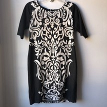 Sunny Leigh Knit Gray &amp; Black Dress Size Small  - £16.14 GBP