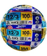 Woods 63947628 100&#39; 12-3 NMW/G Wire, 100 Foot - $3,661.49 MXN
