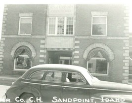 Vtg Cartolina RPPC Sandpoint Idaho Id Bonner Contea Palazzo Della Street Vista - £21.76 GBP