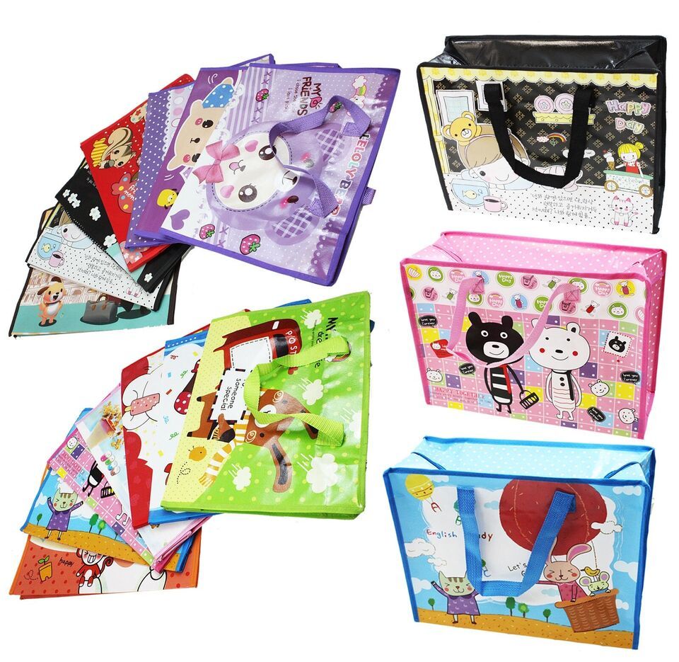 Reusable Tote Bag Shoulder Waterproof Shopping Grocery Travel Picnic Bea... - $4.99