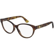 Brand New Authentic Gucci Eyeglasses GG 0633 002 Brown Tortoise GG 0633 Frame - £102.86 GBP