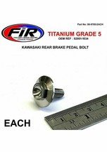 Titanium Rear Brake Pedal Bolt 92001-1034 M6x1.00mm KAWASAKI KX80 Big Wh... - $16.66