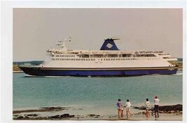 MV Bluenose Giant Postcard Bar Harbor Maine Yarmouth Nova Scotia - $9.90