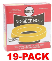 Harvey ® 6005 No-Seep ® No. 5 Wax Toilet Bowl Gasket w/Polyethylene Flan... - $39.59