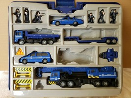 Fast Lane Police Set Die Cast Cars Vehicles Figurines with Carrying Case - $64.35