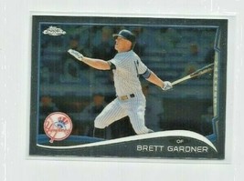 Brett Gardner (New York Yankees) 2014 Topps Chrome Card #186 - £3.90 GBP