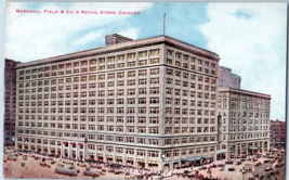 Marshall Field &amp; Co Retail Store Chicago Illinois Postcard Posted 1911 - £4.12 GBP