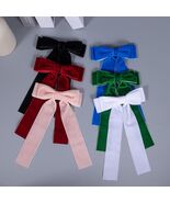 6 Colors Velvet Bow Hair Ties Hair Styling Accessories for Women Girls - €8,86 EUR