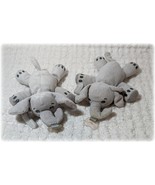 2 Philips Avent Elephant Lovey Pacifier Holder Plush Soothie Snuggle No ... - €10,71 EUR