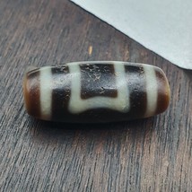 Antique Himalayan Tibetan Agate Dzi Bead Amulet Very Fine Smooth Fatina Bead - £155.07 GBP