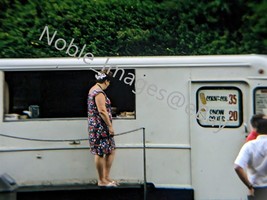 1970 Blurry Vendor Sno-Cone Corn on Cob Honolulu Hawaii Kodachrome 35mm Slide - £4.28 GBP