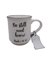 Sheffield Home Be Still and Know Psalm 46:10 Bible Verse Ceramic Coffee ... - £11.28 GBP