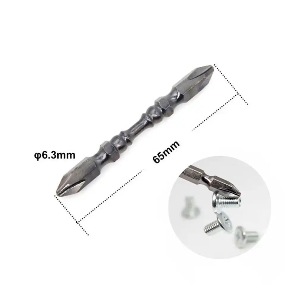 1Pcs PH2 1/4&quot; Hardness Magnetic 65MM 110MM Cross Head Screwdriver Bit Do... - $162.36