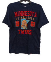 Majestic Men Minnesota Twins MLB Heads Or Tails Cooperstown T-Shirt, Navy,Medium - £15.57 GBP
