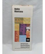 Vintage 1979 AAA Idaho Montana Travel Map - $25.02 CAD