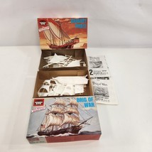 Life Like Hobby Kits Brig of War Barbary Pirate Boat Models Plastic 1:250 Scale - £19.01 GBP