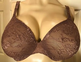 BALI Platinum 38D Shimmering Sheer Brown Lace 38 D Underwire 3946 Unline... - £9.34 GBP