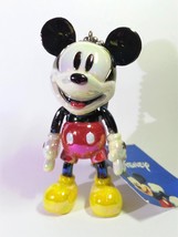 Disney Classic Mickey Iridescent Jointed Figure Charm Keychain - Japan I... - $21.90
