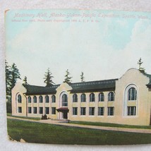 Antique 1909 Seattle Worlds Fair Postcard Machinery Hall UNPOSTED RARE - £7.95 GBP