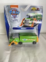 Paw Patrol Big Truck Pups Rocky Rescue Rig Vehicle True Metal Toy Green NEW - $19.80
