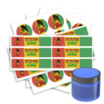 Jamaican Dream Glass Jar Labels - 60ml 3.5g Glass Jar Sticker Labels - £8.80 GBP+