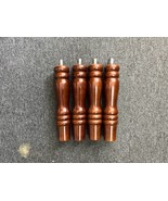 12 Inch Tall Wood Furniture Feet Round Sofa Legs ( Pack of 4 ) - $12.86