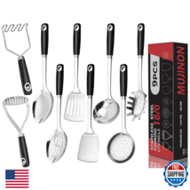 MUJINON 18/0 Stainless Steel Cooking Utensils Set, Heavy Duty Kitchen Ut... - $74.35