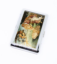 14 CIGARETTES CASE box vintage Birth of Venus botticelli card ID holder Pocket - £13.50 GBP